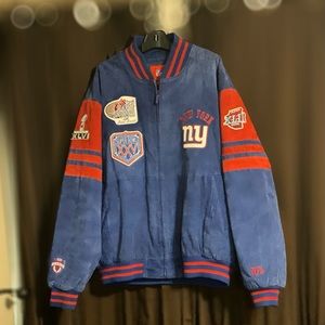 One of a kind Giants Collector Suede Jacket.